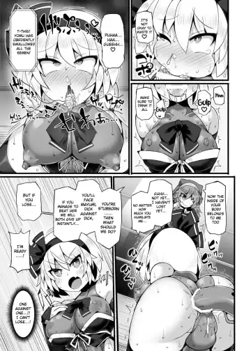 [Hisui] Gensoukyou Futanari Chinpo Wrestling Ecstasy 3 - Youmu vs Mayumi & Keiki Fhentai - Page 14