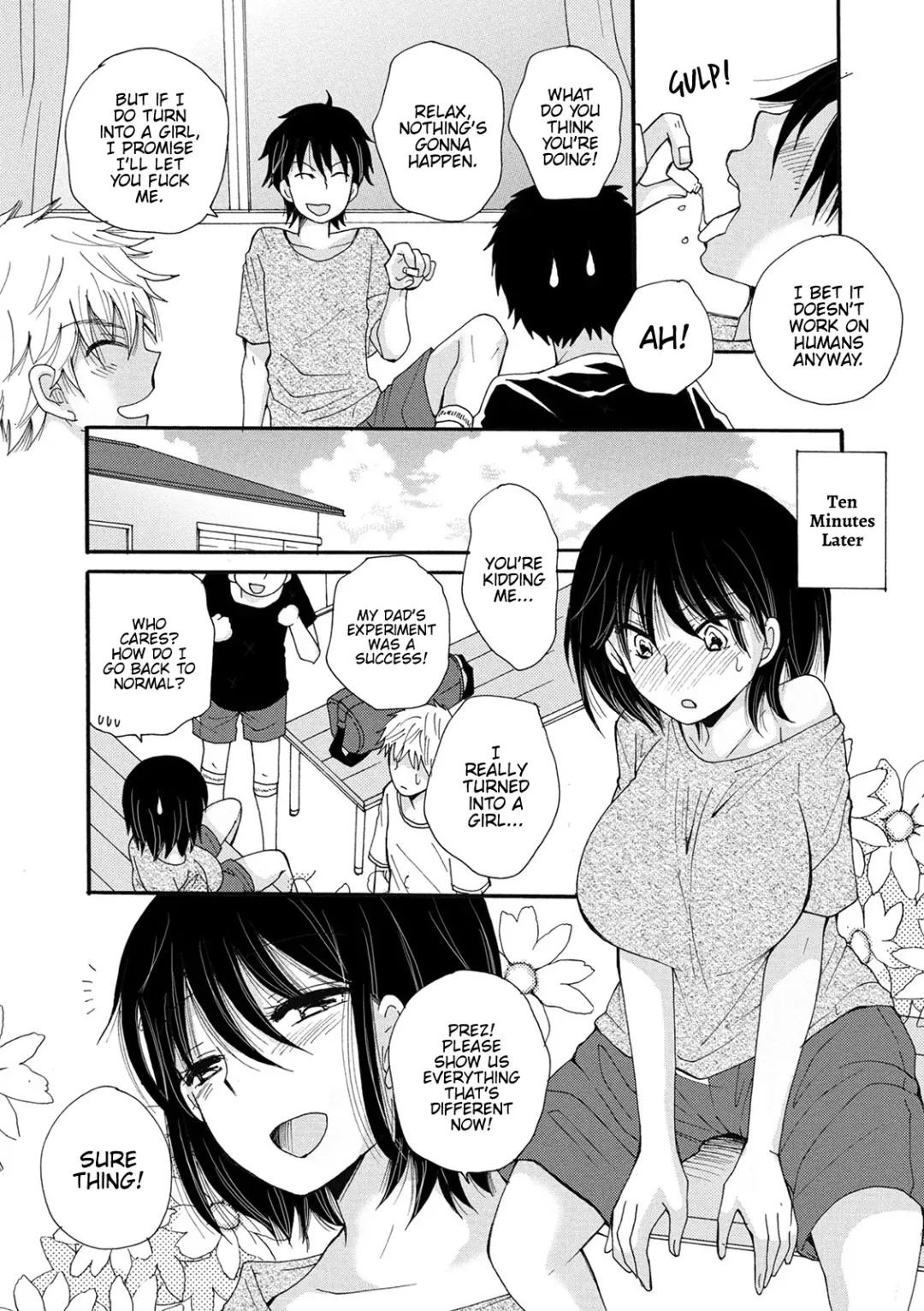 WEB Ban Mesuiki!! Nyotaika Yuugi Vol. 04 Fhentai - Page 36