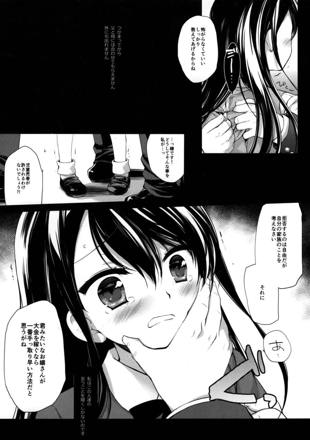 [Miyasu Risa - Sakurazawa Izumi] Botsuraku Ojou-sama Kyousei Fuuzoku Ochi Fhentai - Page 20
