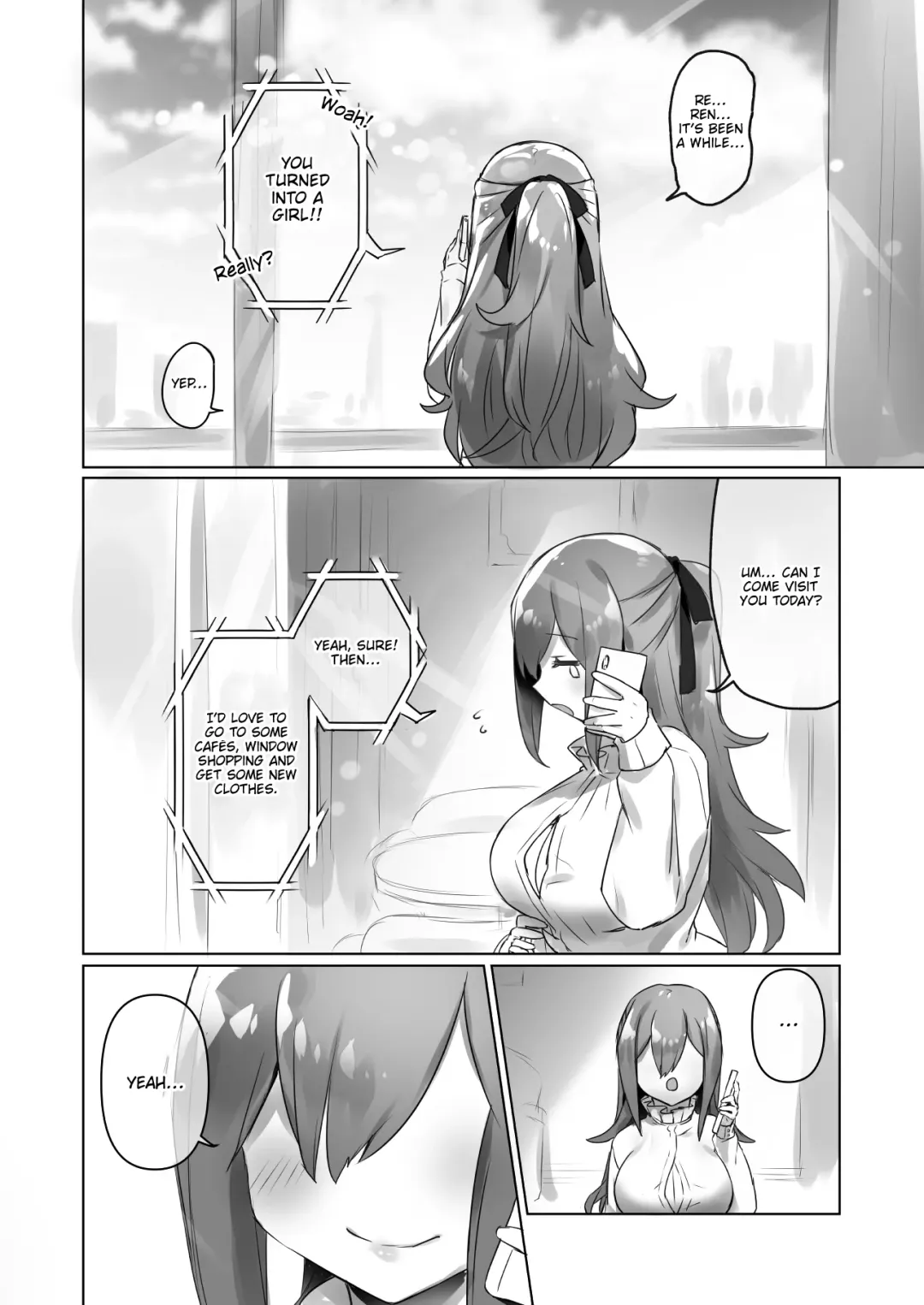 [Pokoten] Josou Haishin-nushi wa Onee-chan ni Naritai. | Crossdressing Streamer Wants to be a Big Sis. Fhentai - Page 34