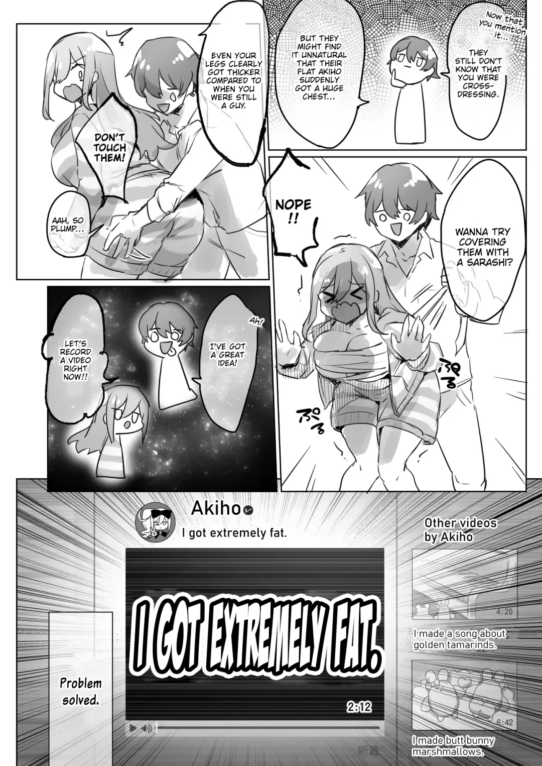 [Pokoten] Josou Haishin-nushi wa Onee-chan ni Naritai. | Crossdressing Streamer Wants to be a Big Sis. Fhentai - Page 38