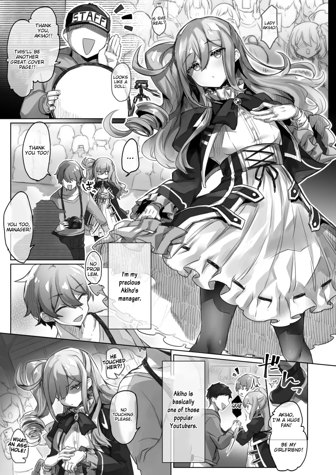 [Pokoten] Josou Haishin-nushi wa Onee-chan ni Naritai. | Crossdressing Streamer Wants to be a Big Sis. Fhentai - Page 7