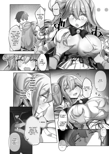 [Pokoten] Josou Haishin-nushi wa Onee-chan ni Naritai. | Crossdressing Streamer Wants to be a Big Sis. Fhentai - Page 12