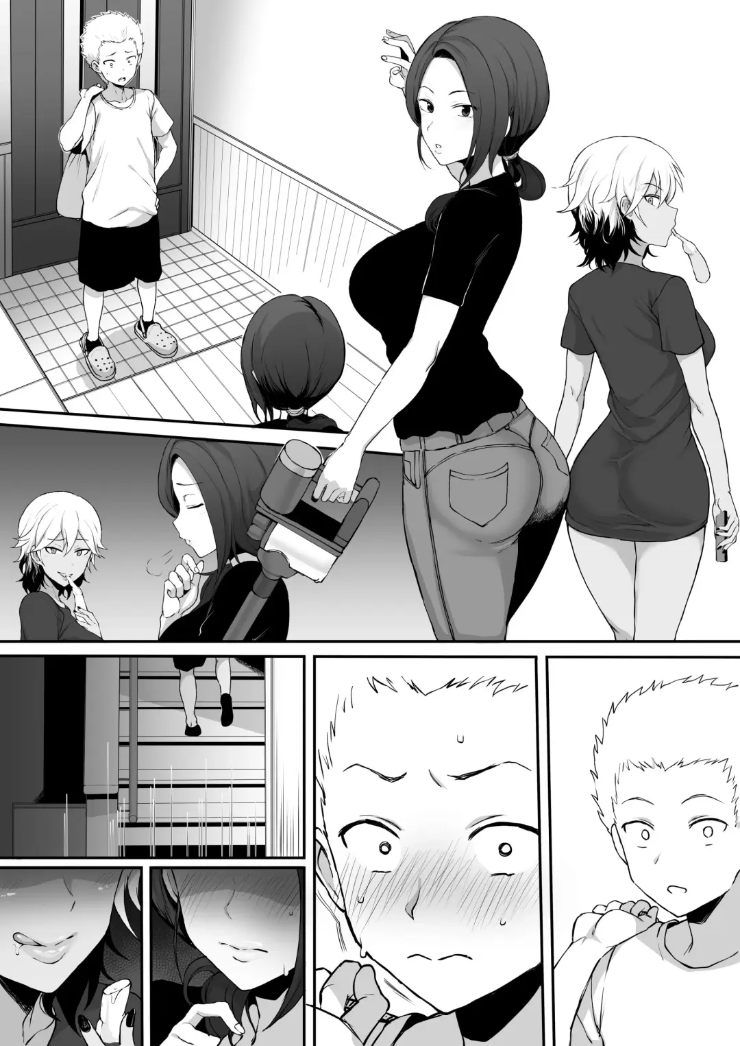 [Terasu Mc] Kokujin no Tenkousei ni Haha o NTRru 4 Kuroi DVD Fhentai - Page 9