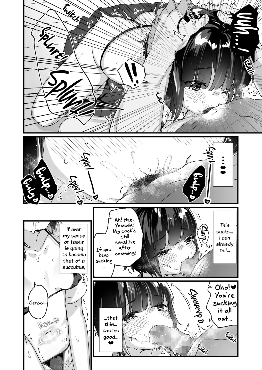 [Kanroame] Naritakunai no ni Succubus ni Natte Shimatta Yamada-san | Yamada-san Became a Succubus Against Her Will Fhentai - Page 13