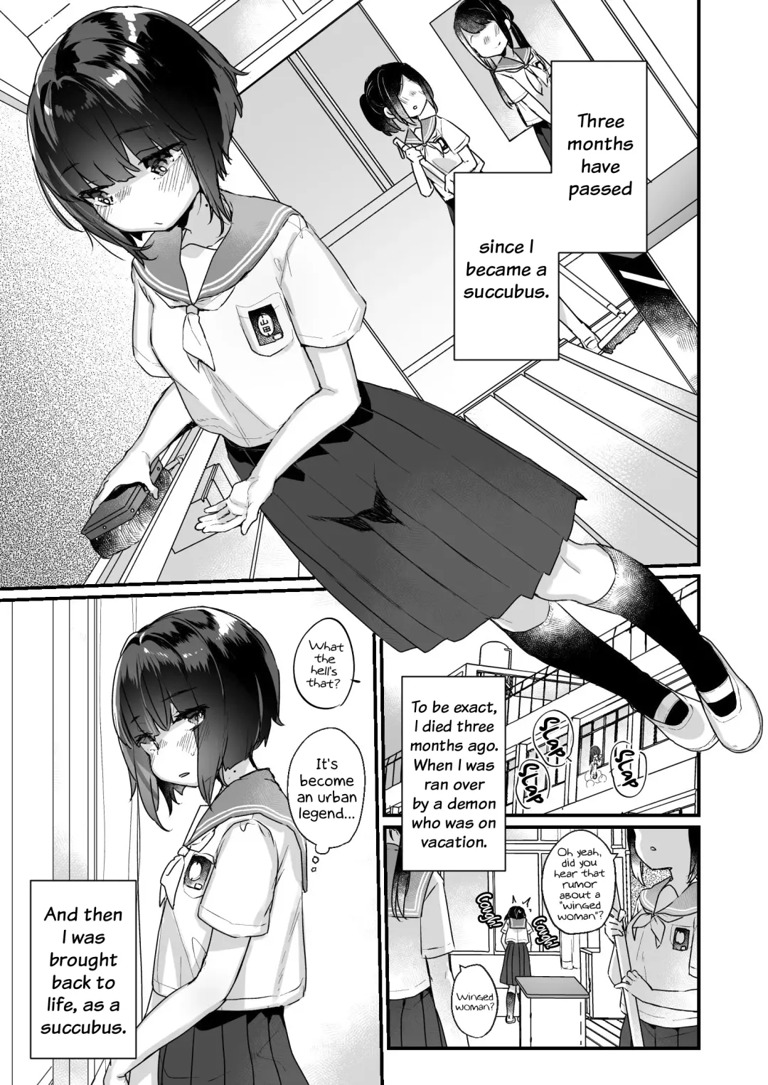 [Kanroame] Naritakunai no ni Succubus ni Natte Shimatta Yamada-san | Yamada-san Became a Succubus Against Her Will Fhentai - Page 4