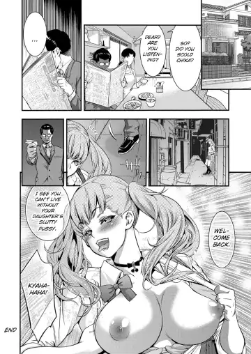 [Shigaoka Touki] JK Bitch Gal ga Enkou o Chichioya ni Okorareta node Kinshin Soukan Shite yatta | A Highschooler Bitch Gyaru's Incestuous Sex With Her Father Angry At Her For Prostituting Herself Fhentai - Page 22