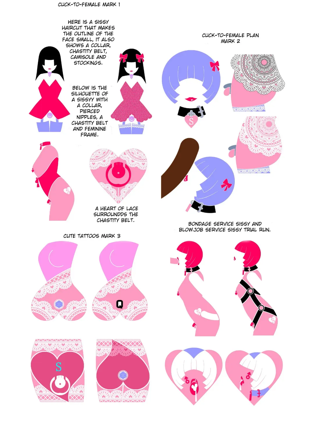 [Koube Tsukasa] A book that Proposes designs for sissy tattoos Fhentai - Page 7