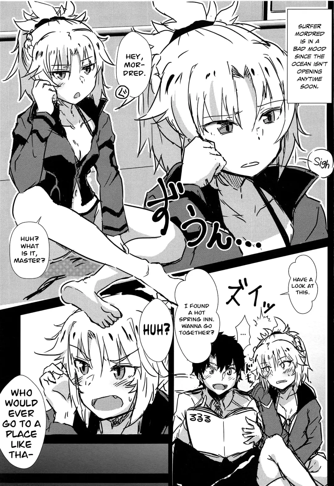 [Kirino Kyousuke] Samo-san to Onsen Yado de. | At the Hot Spring Inn With Surfer Mordred Fhentai - Page 2