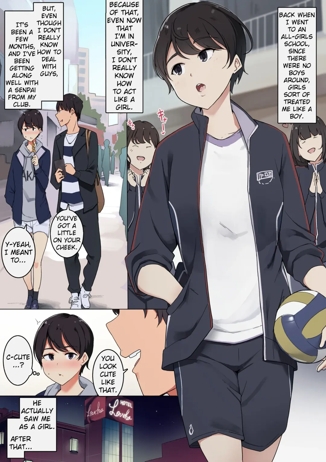 [Wakamatsu] Moto Joshikou no Boyish Joshi ga Shingaku Ato Sugu ni Otoko o Shitteshimau Ohanashi Fhentai - Page 2