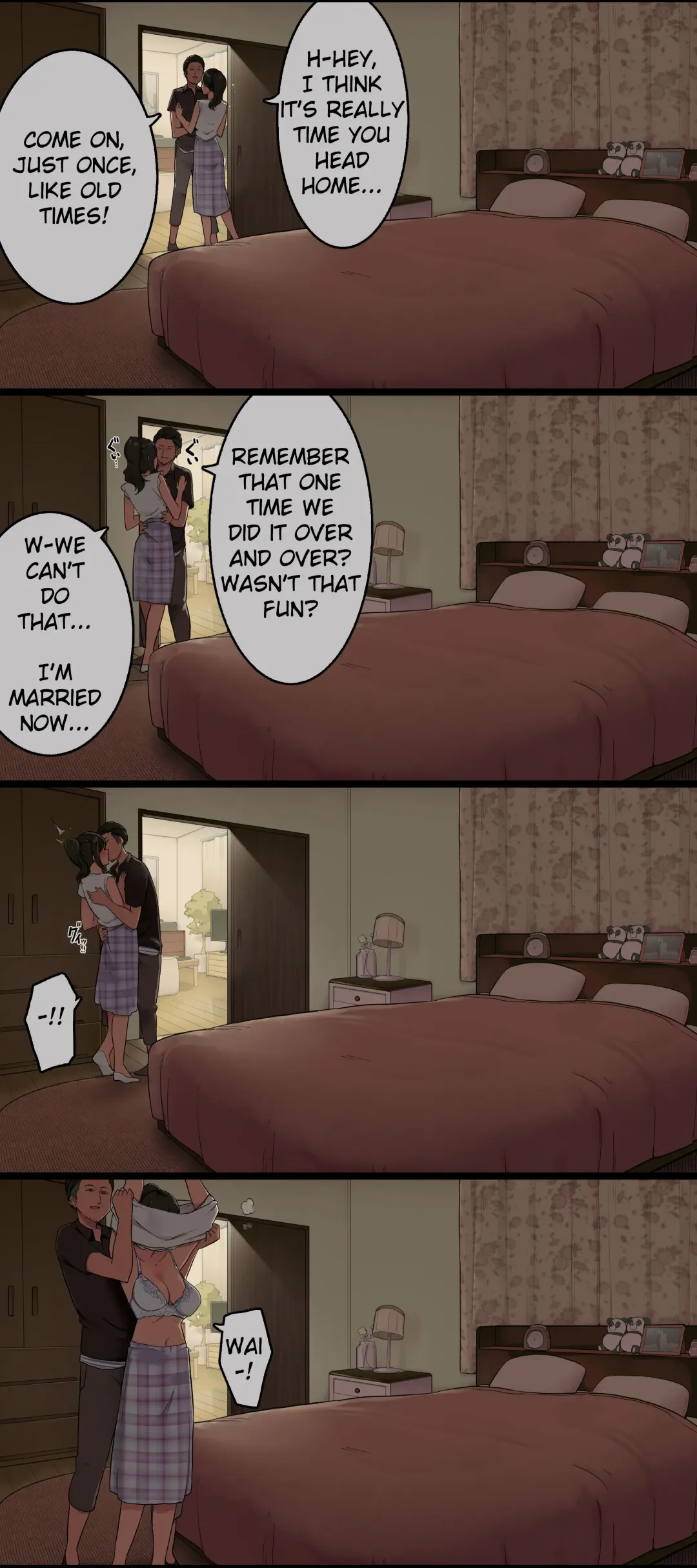 [Wakamatsu] Otto ga Shucchouchuu ni Koukoujidai no Motokare to Atteshimatta Hitozuma no Ohanashi Fhentai - Page 2