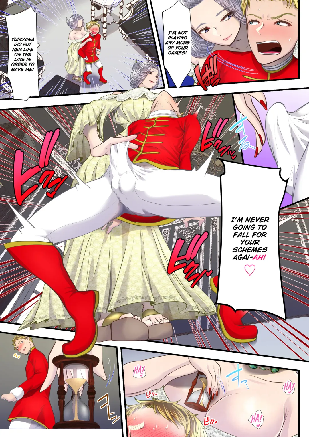 [Denchi] Koukyuu Shoufu no Baikoku Maso-ka Choukyou ~Juusha Baikyaku Hen~ | I became a a Masochist and Sold out my country at the Hands of this High Class Prostitute. Fhentai - Page 45