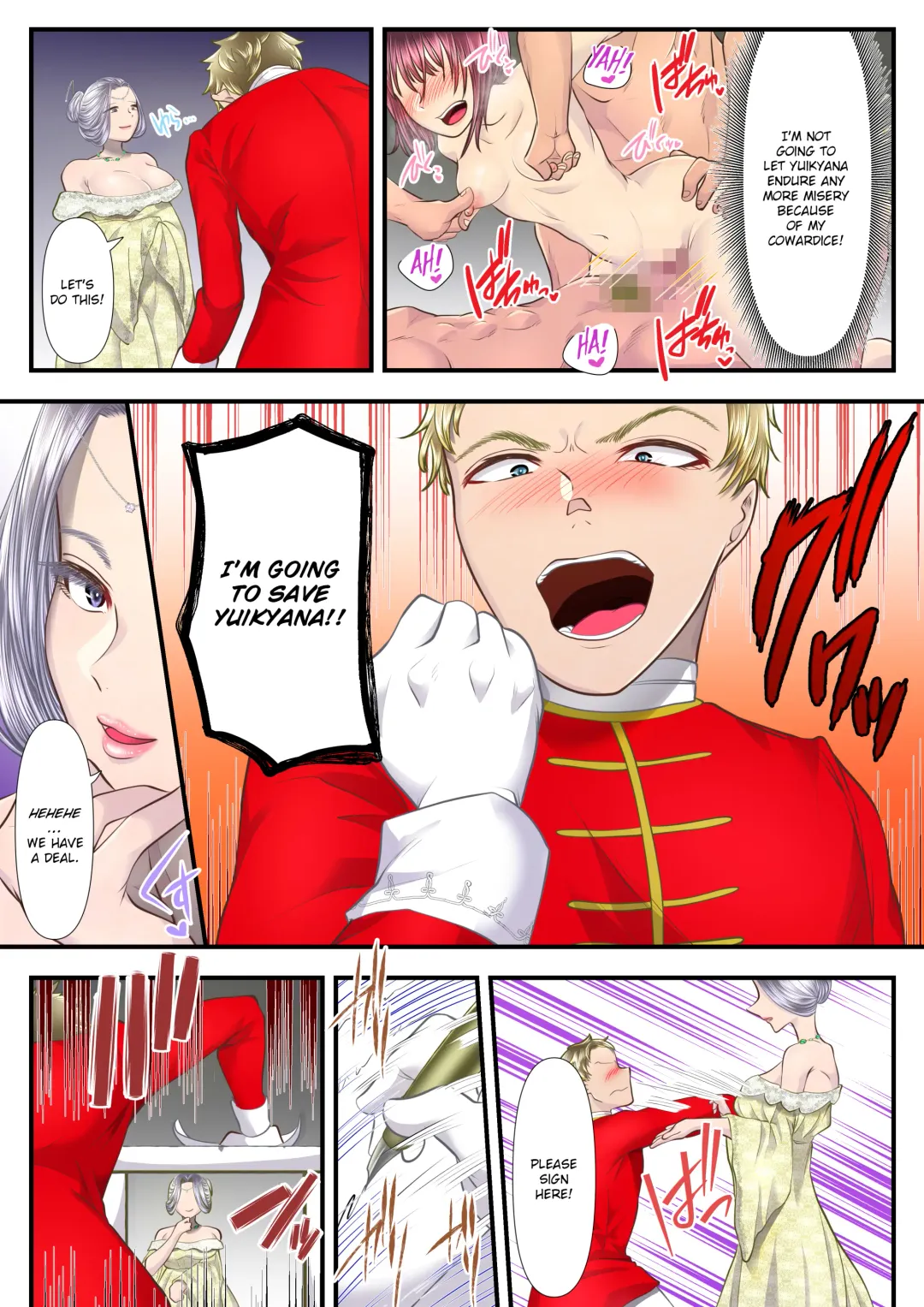 [Denchi] Koukyuu Shoufu no Baikoku Maso-ka Choukyou ~Juusha Baikyaku Hen~ | I became a a Masochist and Sold out my country at the Hands of this High Class Prostitute. Fhentai - Page 47