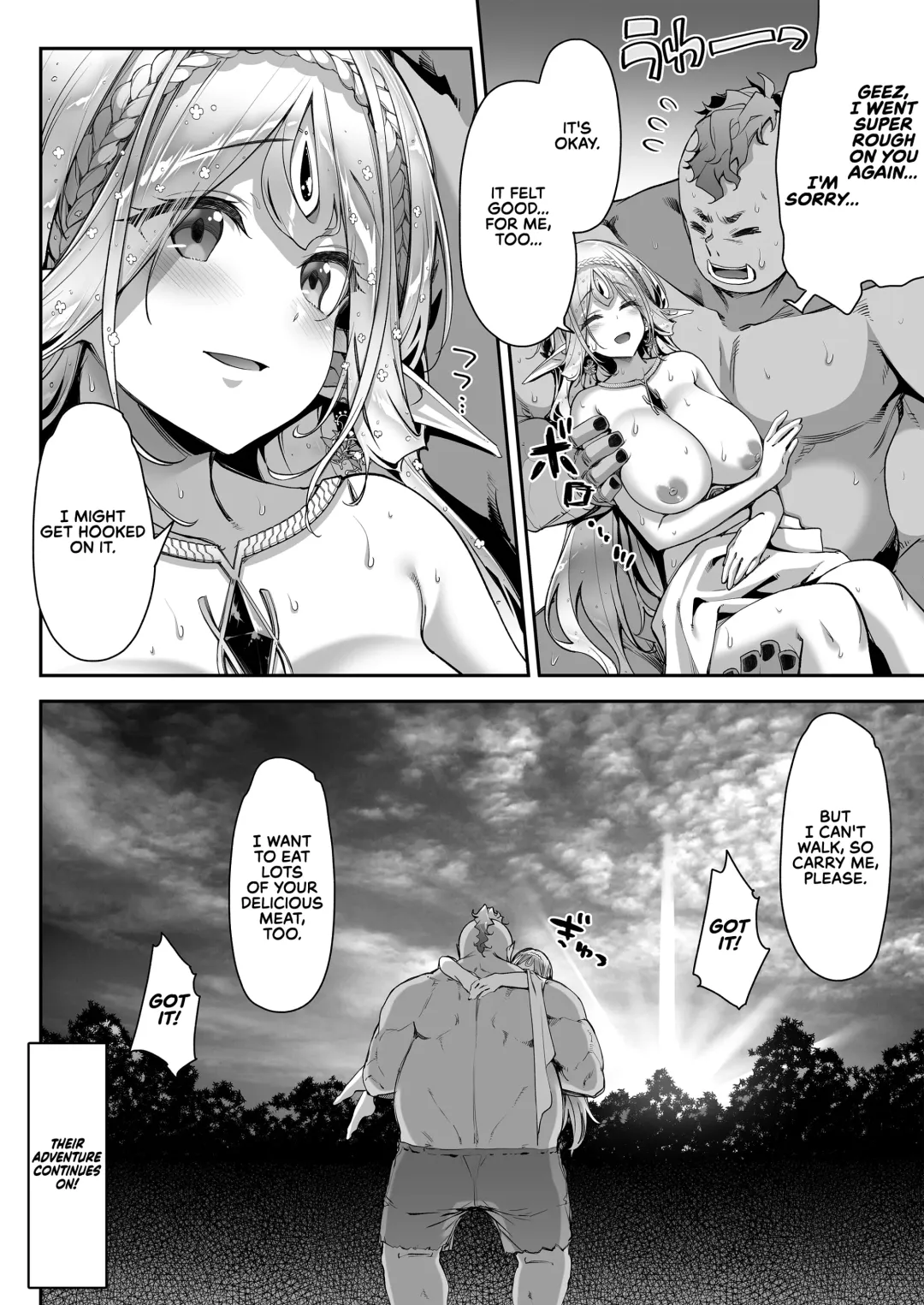 [Hakui Ami] Midara na Elf-san wa Orc-kun ga Osuki | The Lewd Elf likes the Orc Fhentai - Page 31