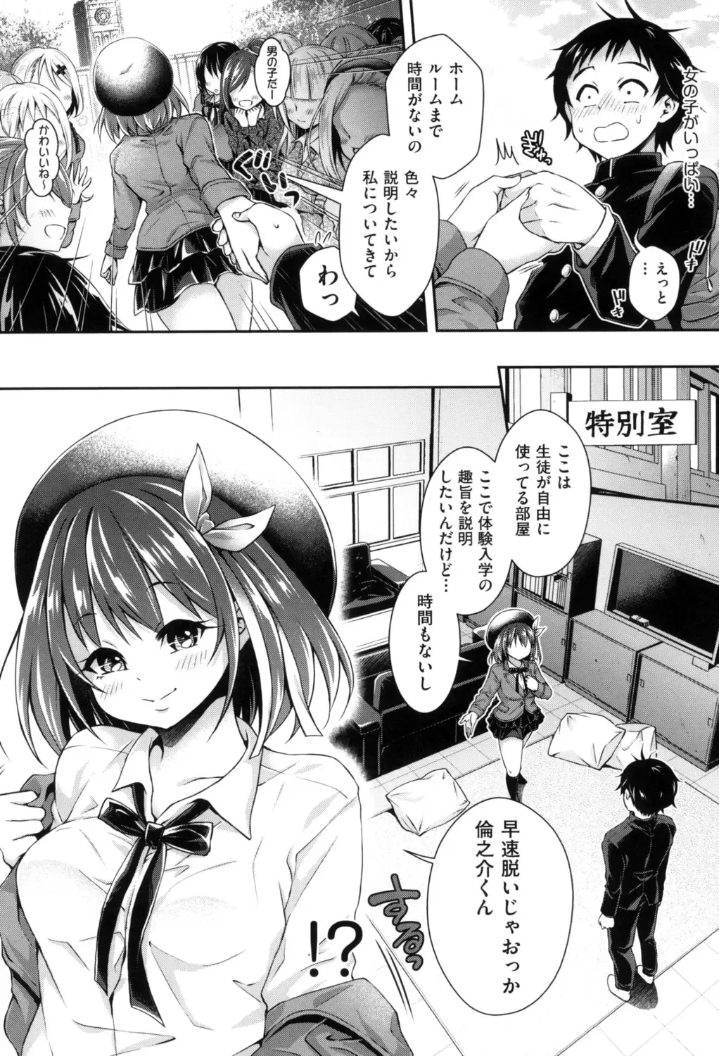 [Hachigo] Harem Jogakuin Taiken Nyuugaku Fhentai - Page 10