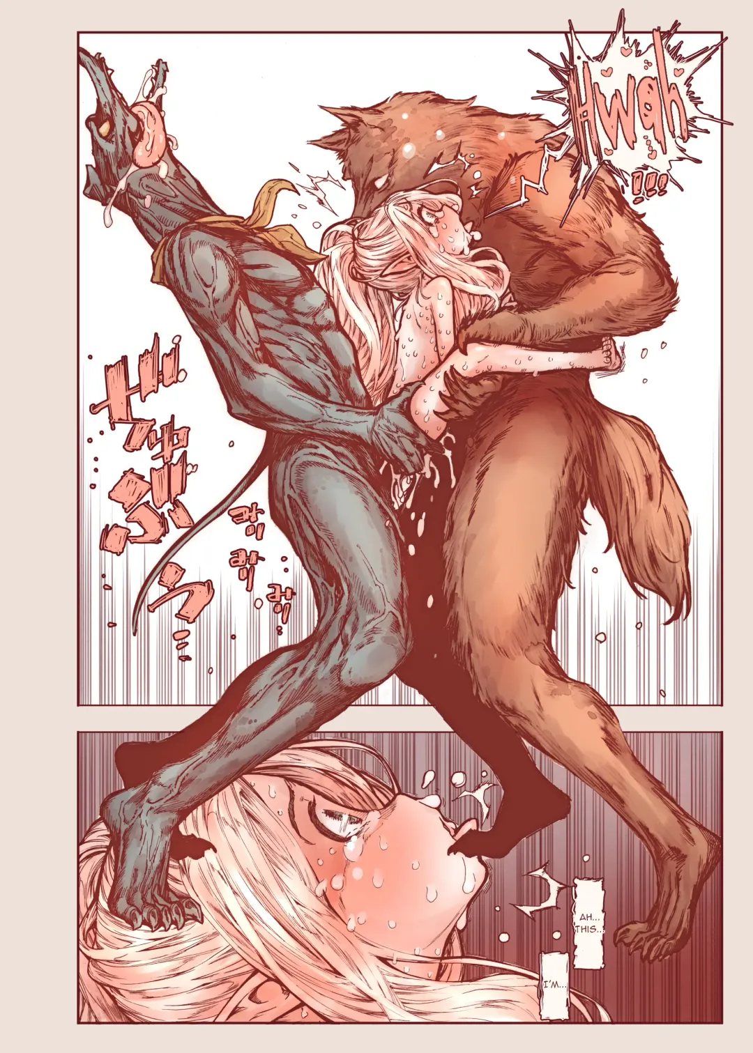 [Kyaradain] Chiisana Elf to Yaban na Juujin Fhentai - Page 32