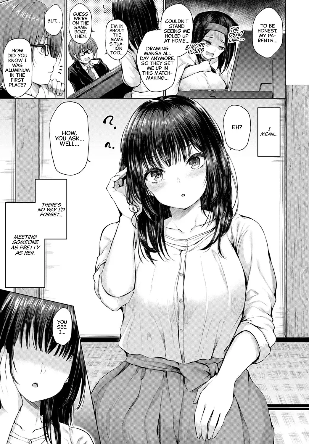 [Hitotsuba] Guuzen Matchmaking | A Chance Matchmaking Fhentai - Page 3