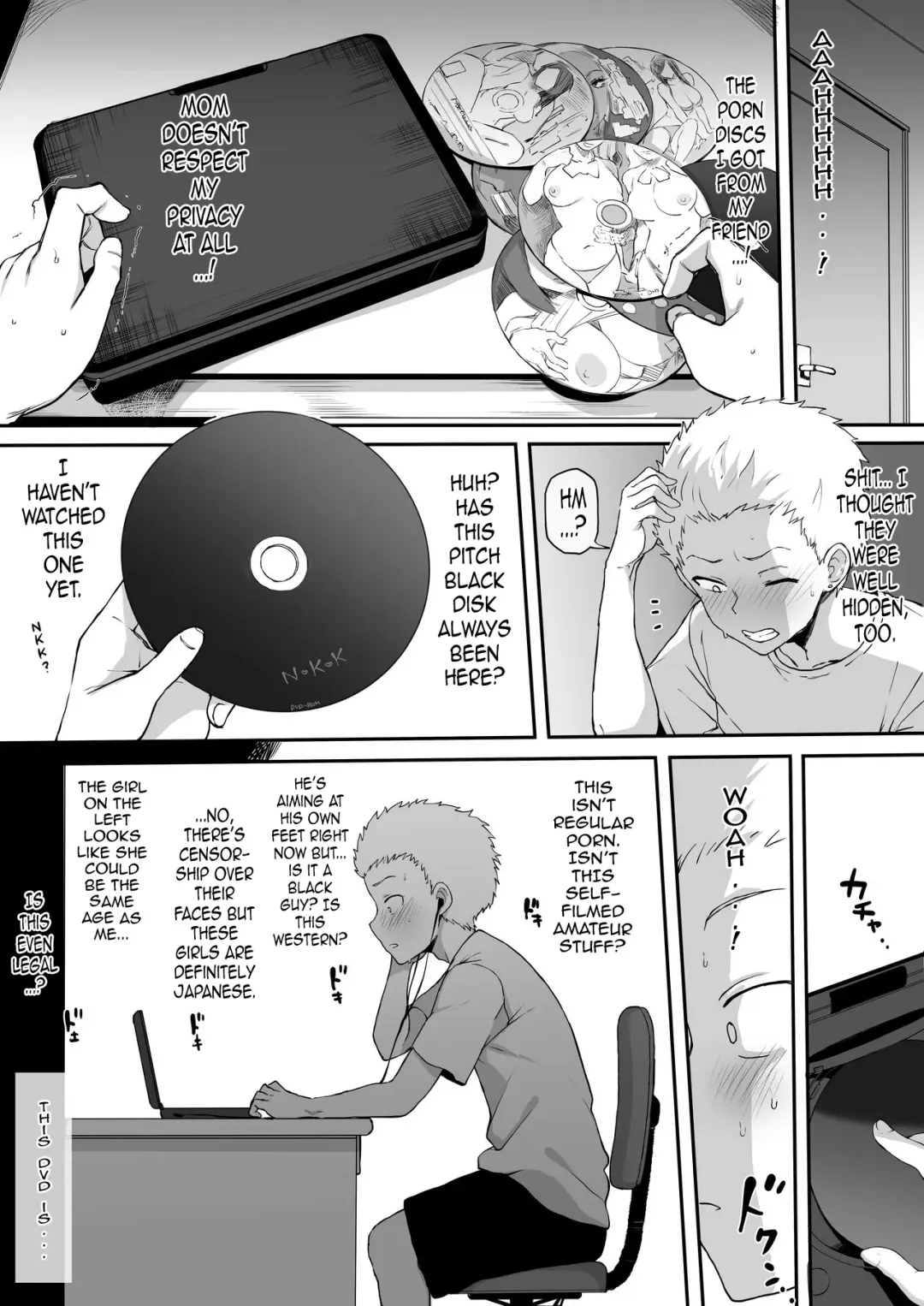 [Terasu Mc] Kurojin Tenkousei ni NTRru (4) Kuroi DVD Fhentai - Page 10