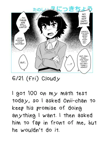 [Shinagawa Mikuzu] Onii-chan Choukyou Nikki Fhentai - Page 7