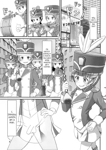 Sensei! Marching Band de "Jojisou" Shitemite! | Sensei! Try dressing up like a little girl in a Marching Band! Fhentai - Page 4