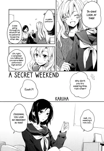 Read [Karuha] Naisho no Shuumatsu | A Secret Weekend - Fhentai