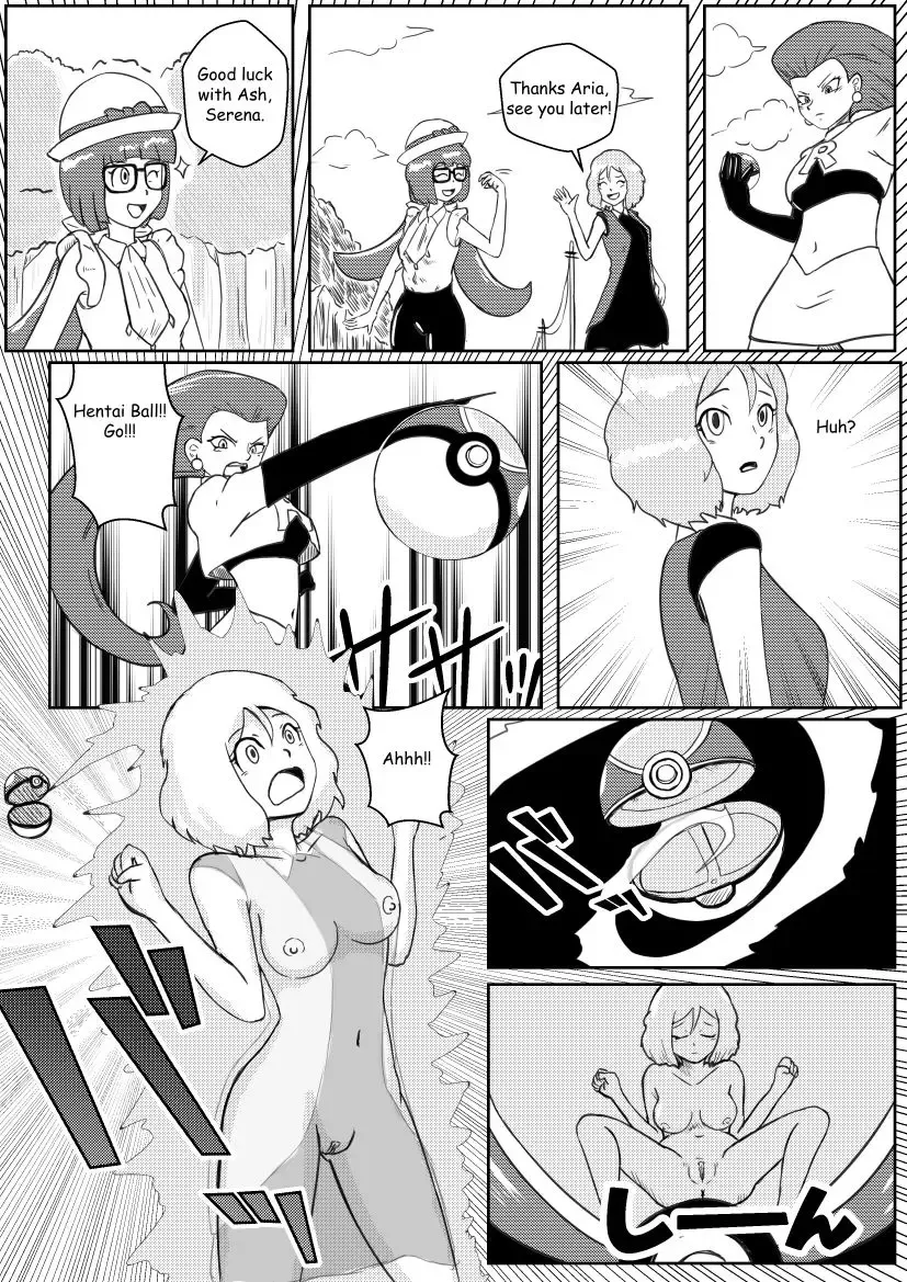 Serena caught in her own poketrap Fhentai - Page 3