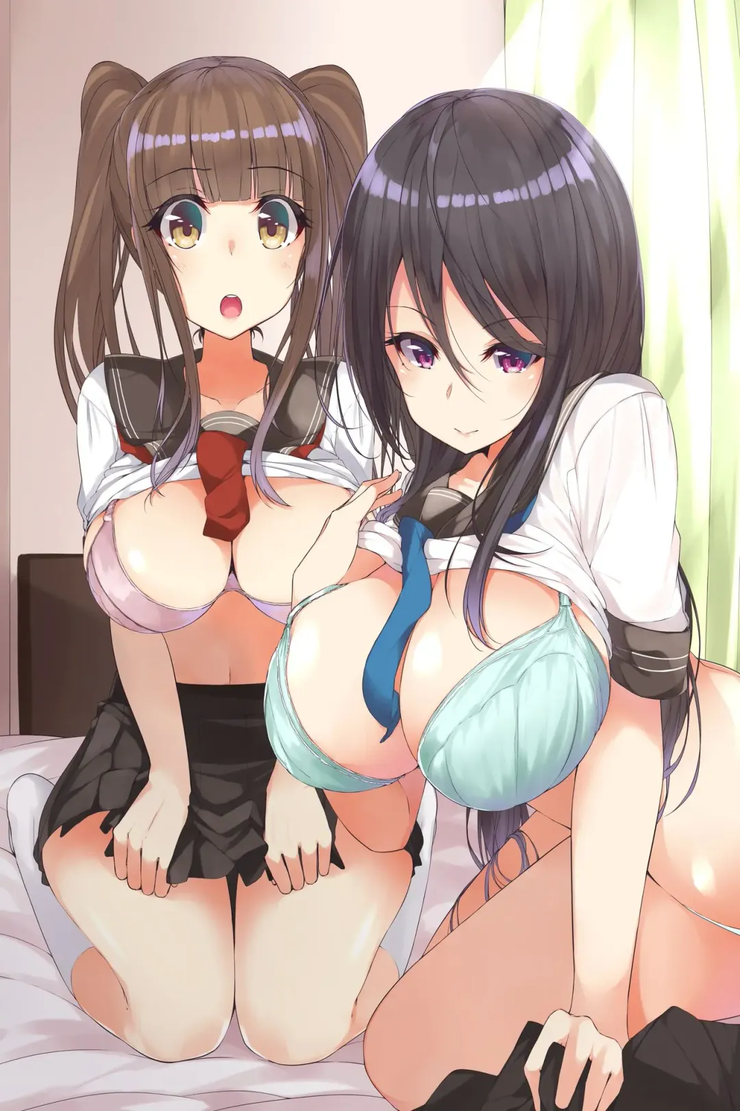 [Miya] Senpai to Watashi ~ Bijin na Senpai to Tsundere Osananajimi ni Gouin ni Yararechaimashita. Fhentai - Page 3