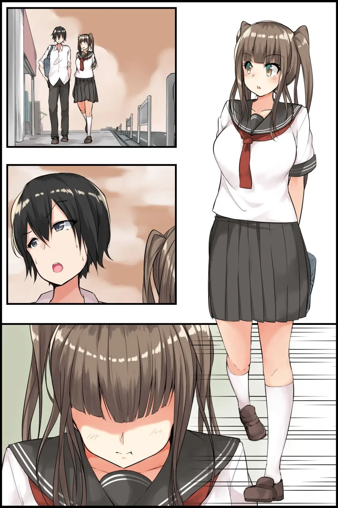 [Miya] Senpai to Watashi ~ Bijin na Senpai to Tsundere Osananajimi ni Gouin ni Yararechaimashita. Fhentai - Page 53