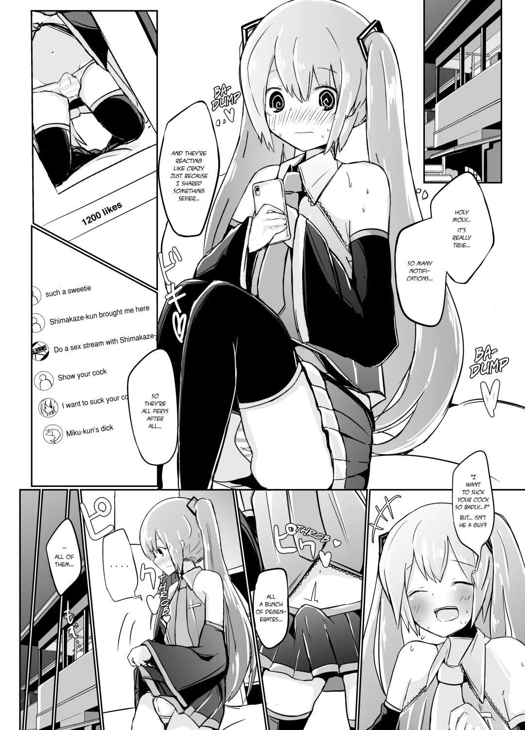[Dentaris] Shima x Miku Ecchi Haishin Yattemita | Shima and Miku Tried Their Hand at an Erotic Stream Fhentai - Page 8