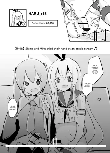 [Dentaris] Shima x Miku Ecchi Haishin Yattemita | Shima and Miku Tried Their Hand at an Erotic Stream Fhentai - Page 20