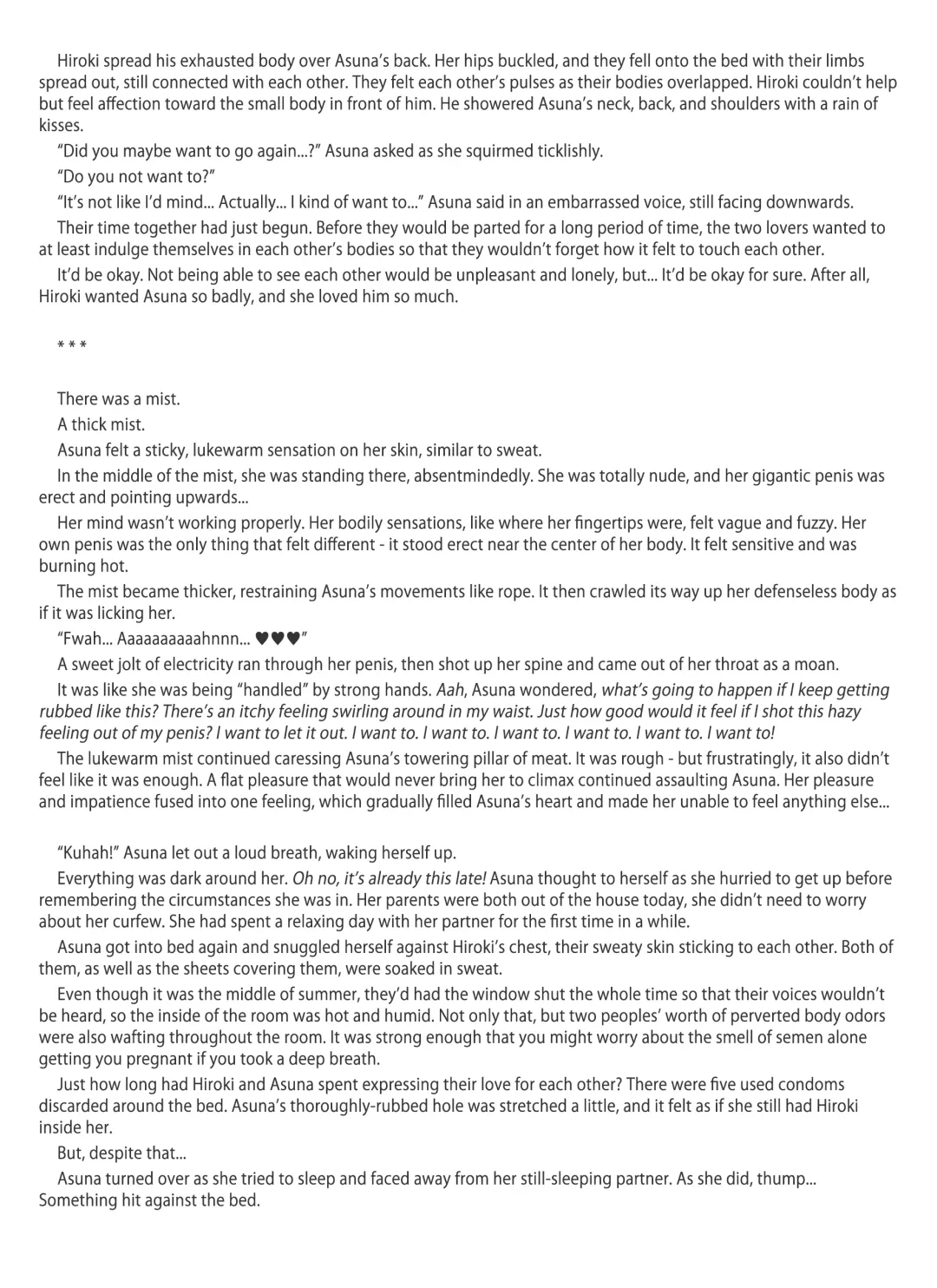 [Misakura Nankotsu] Futa Letter ~ I Believed in My Futanari Girlfriend and Sent Her to Her Uncle, Then She Got Super-addicted to his Conditioning and Sent Me Ahegao Peace Sign Videos...~ Fhentai - Page 16