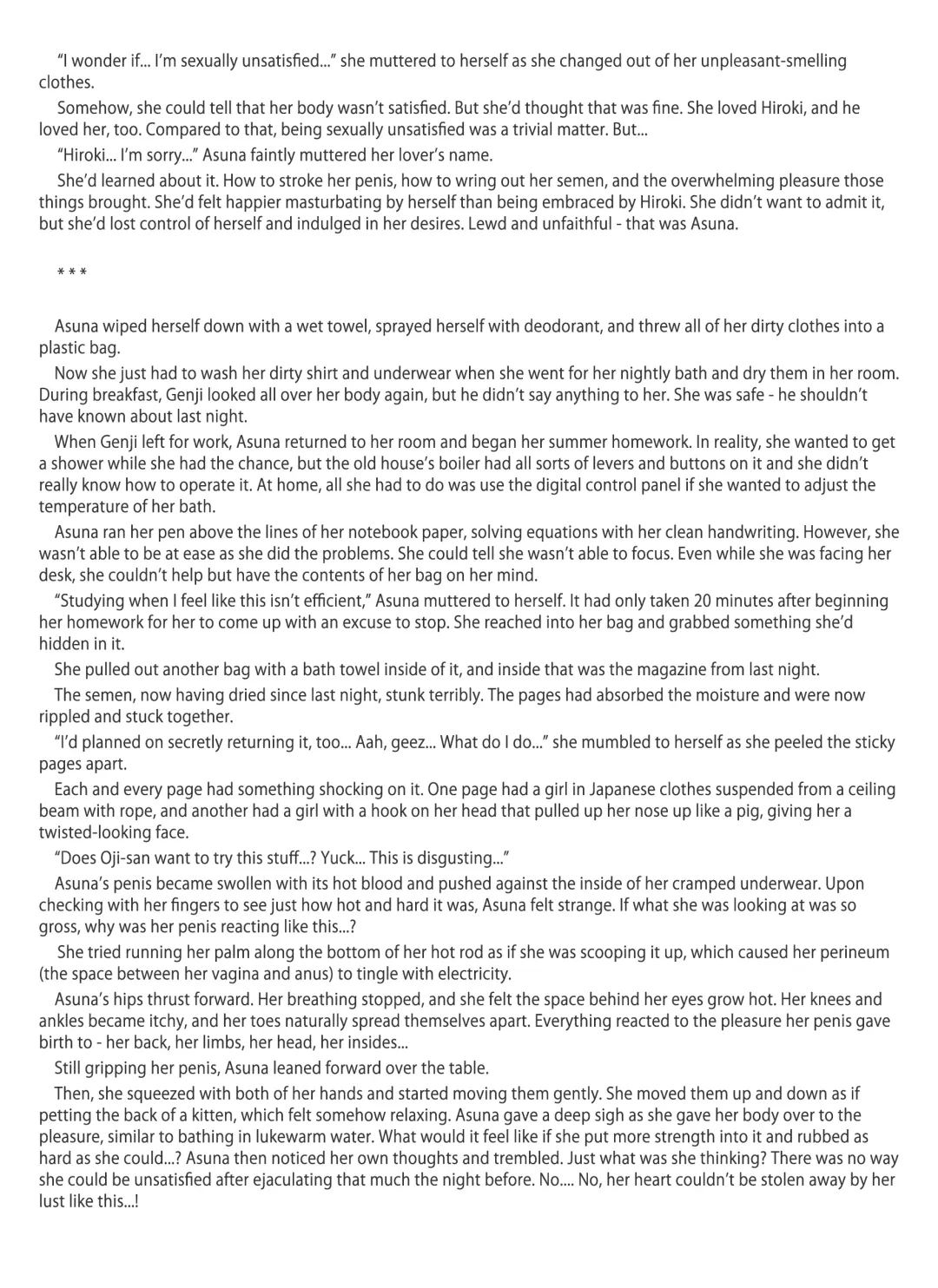 [Misakura Nankotsu] Futa Letter ~ I Believed in My Futanari Girlfriend and Sent Her to Her Uncle, Then She Got Super-addicted to his Conditioning and Sent Me Ahegao Peace Sign Videos...~ Fhentai - Page 34