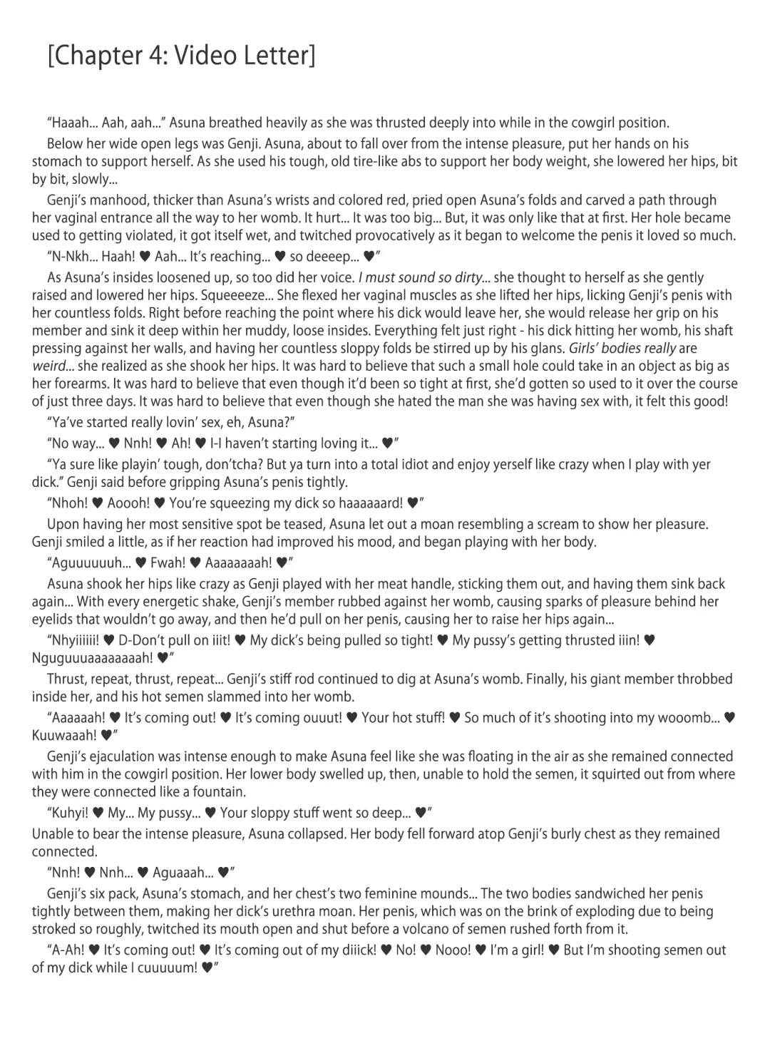 [Misakura Nankotsu] Futa Letter ~ I Believed in My Futanari Girlfriend and Sent Her to Her Uncle, Then She Got Super-addicted to his Conditioning and Sent Me Ahegao Peace Sign Videos...~ Fhentai - Page 44