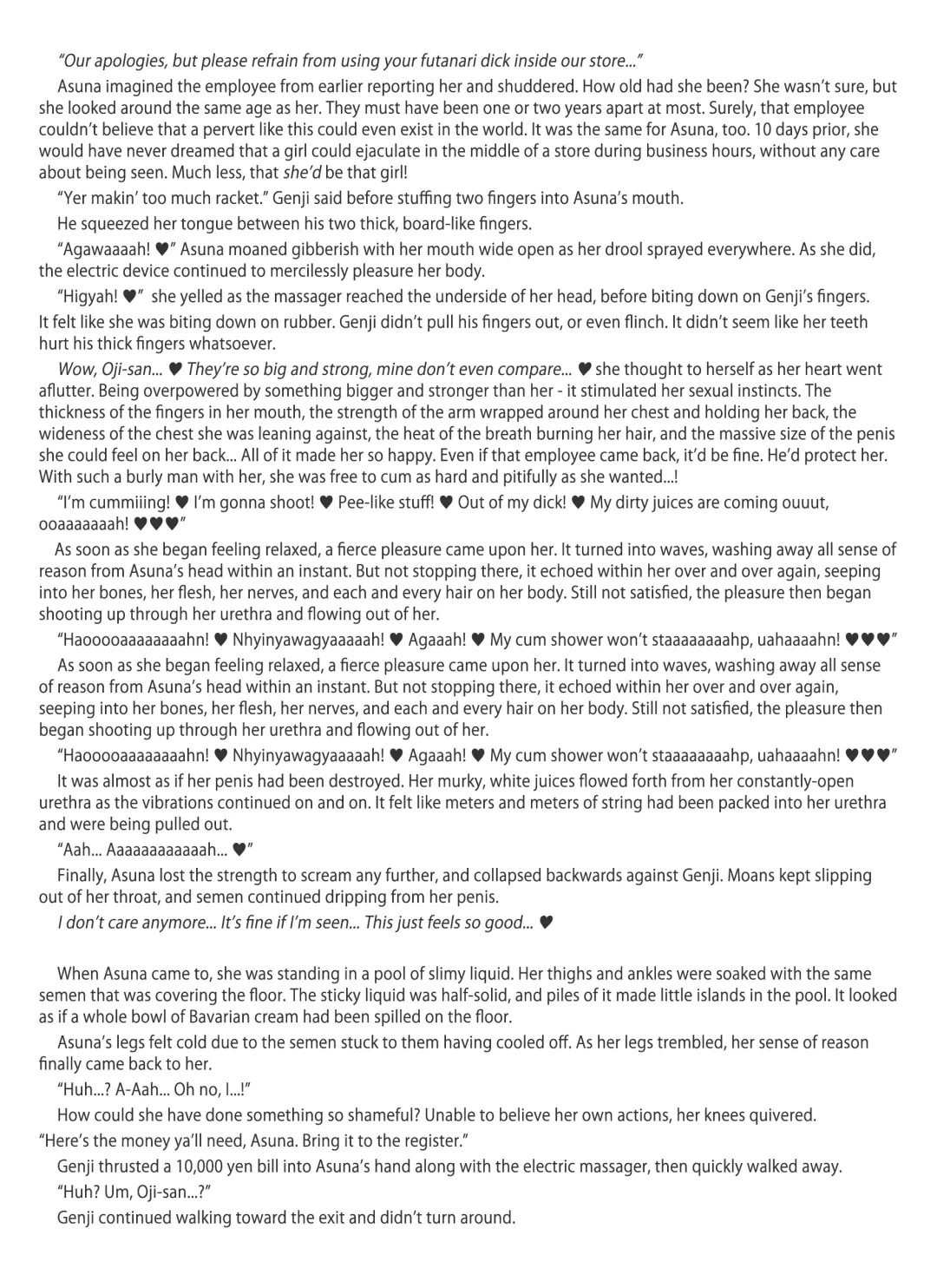 [Misakura Nankotsu] Futa Letter ~ I Believed in My Futanari Girlfriend and Sent Her to Her Uncle, Then She Got Super-addicted to his Conditioning and Sent Me Ahegao Peace Sign Videos...~ Fhentai - Page 49