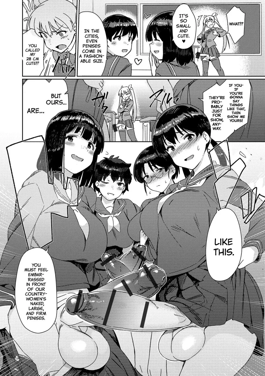 [Momo No Suidousui] Saikyou Futanari Tenkousei | The Strongest Futanari Transfer Student Fhentai - Page 4