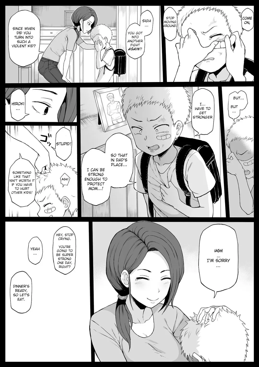 [Terasu Mc] Kokujin no Tenkousei ni Haha o NTR ru Fhentai - Page 1