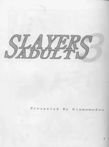 [Mita Satomi] SLAYERS ADULT 3 Fhentai - Page 2