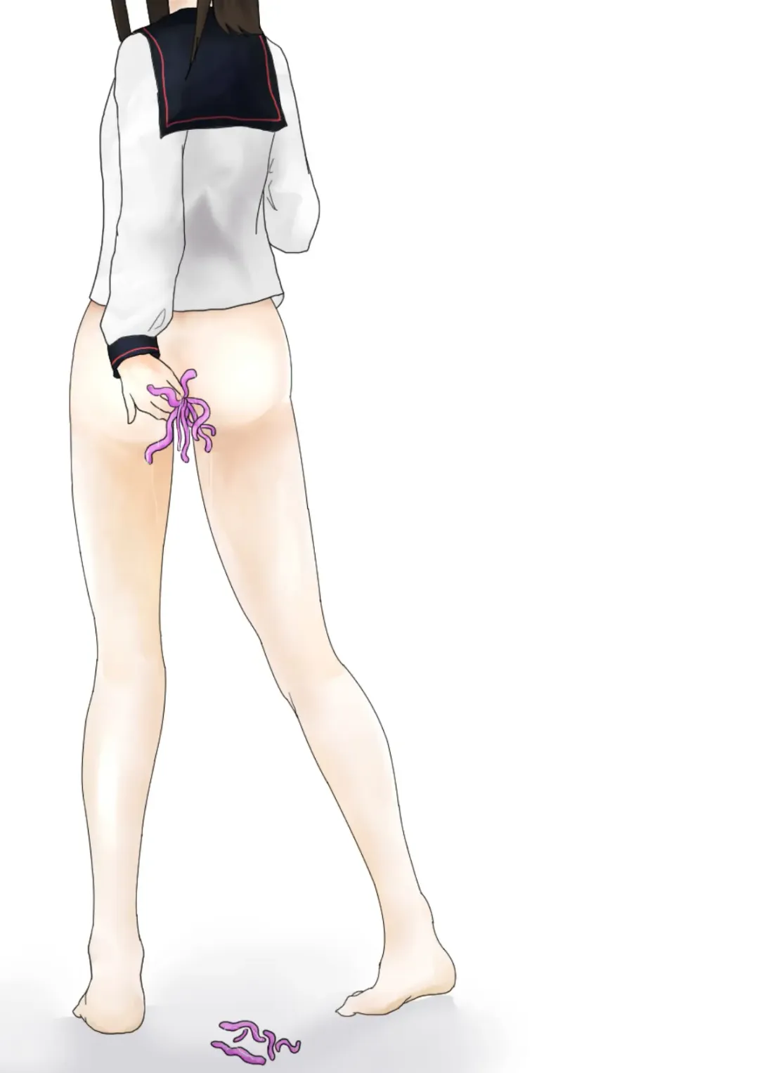 [Amano Teru] 触手研究レポート 体内寄生型 基本種 Fhentai - Page 1