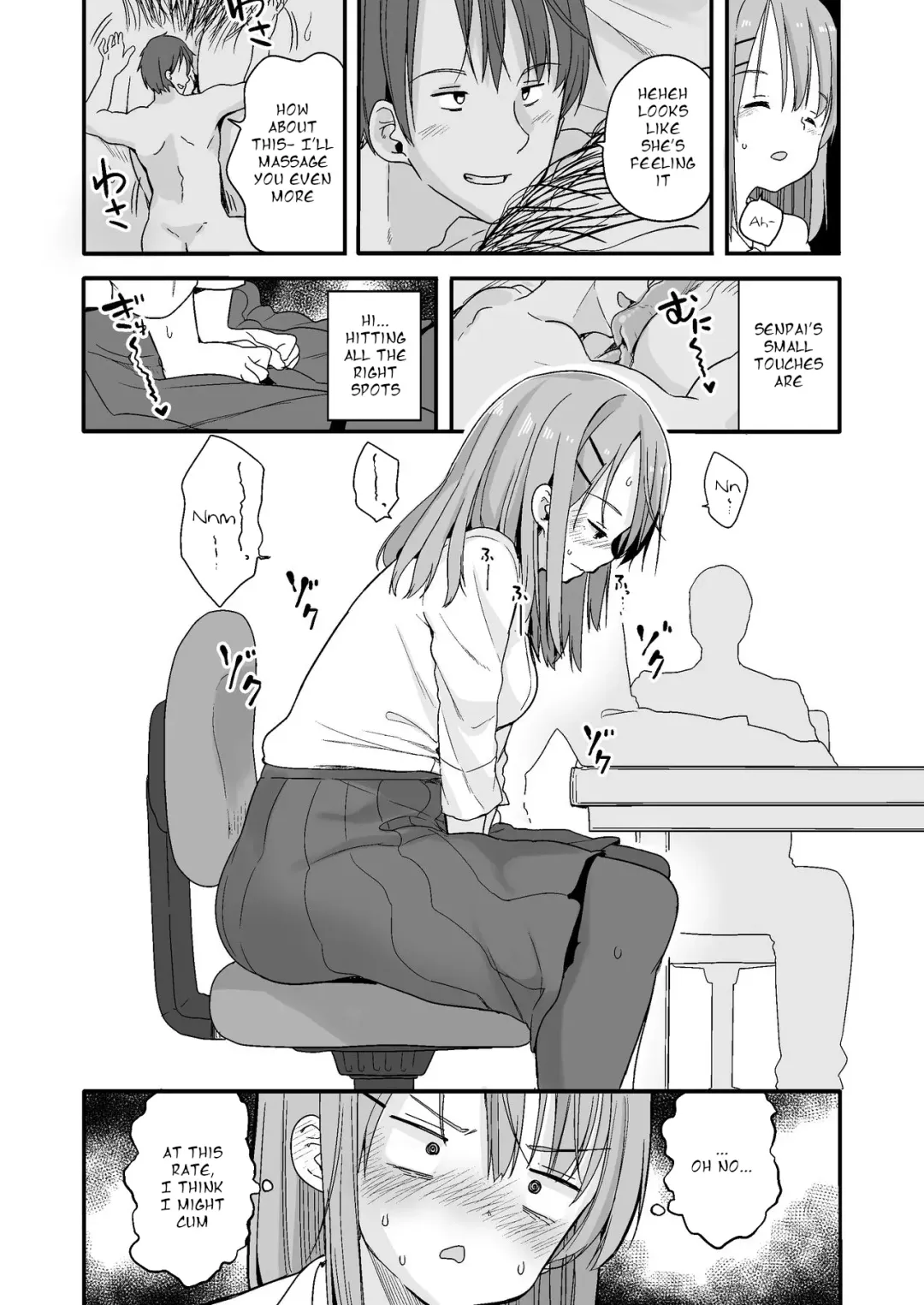[Fuyuno Mikan] Namaiki na Kouhai ni Chiisaku Natte Itazura wo｜Turning Small to Tease my Cheeky Kouhai Fhentai - Page 8