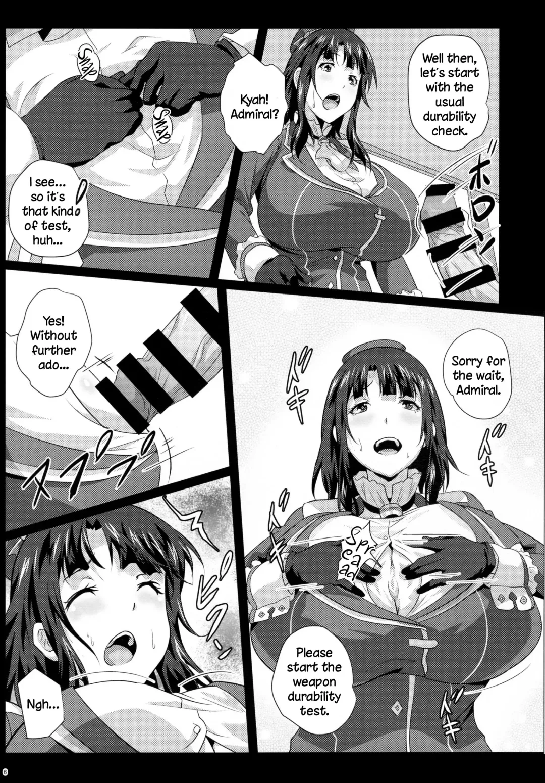 [Sangou] Paizuri Gaman Test | Titjob Endurance Test Fhentai - Page 3