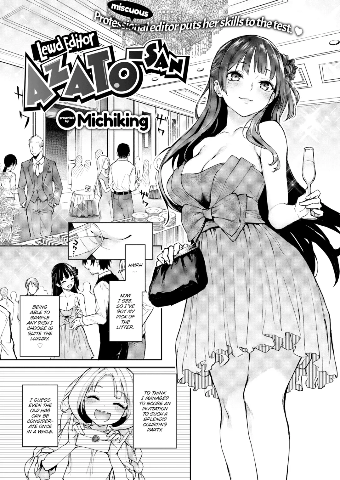 [Michiking] Lewd Editor Azato-san | Koushoku Henshuu Azato-san Fhentai - Page 3
