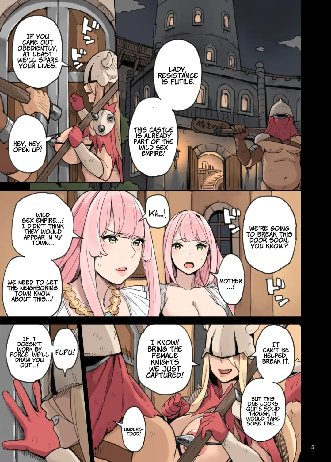 [Mikan] Shinryaku no Wild Ecchi Teikoku!! -Inran Dasshutsu Hen- | Raid from the Wild Sex Empire!! -Lewd Escape Part- Fhentai - Page 5