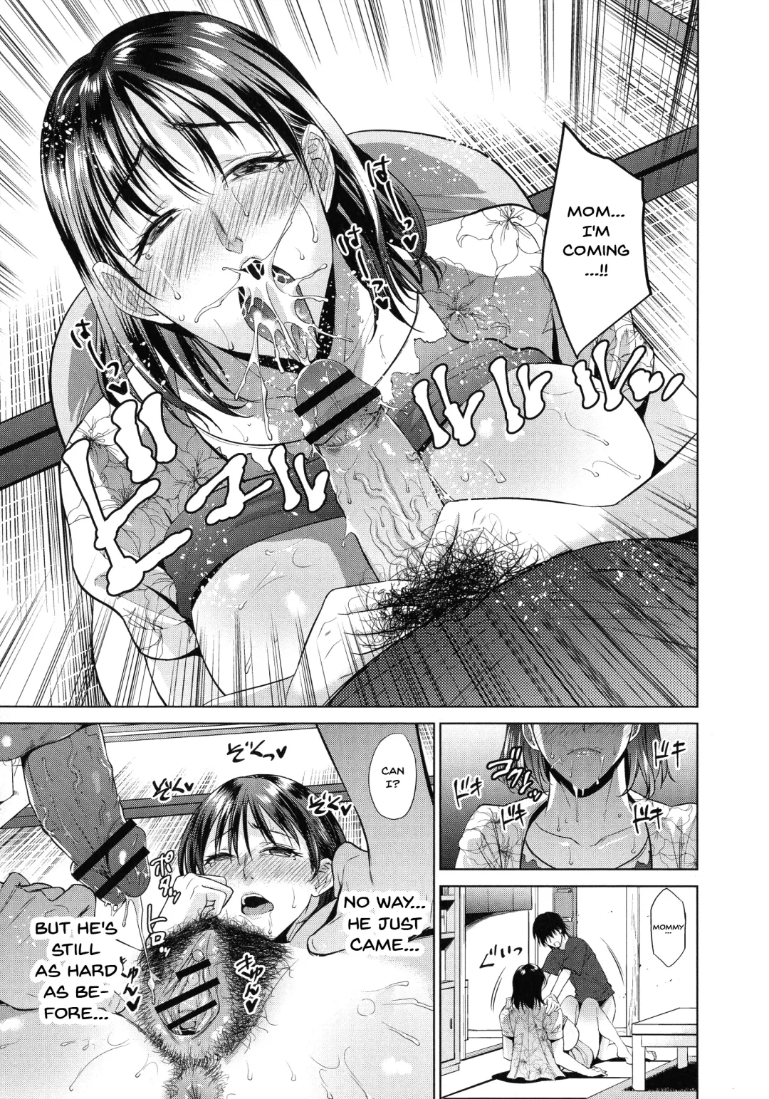 [Natsu No Oyatsu] Haha to Majiwaru Hi | The Day I Connected With Mom Fhentai - Page 93