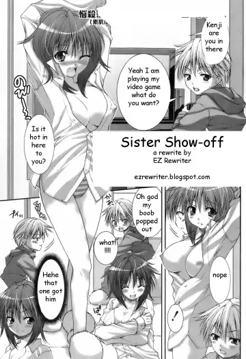 Read [Yoshida Inuhito] Sister Show-off - Fhentai