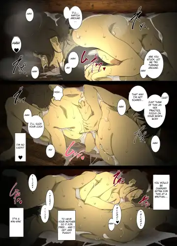 [Junk Kameyoko] Seieki Mamire no Tansu no Naka ni Tojikomerareta Zenra Oyako no Nurunuru Micchaku Kinshinsoukan Fhentai - Page 24