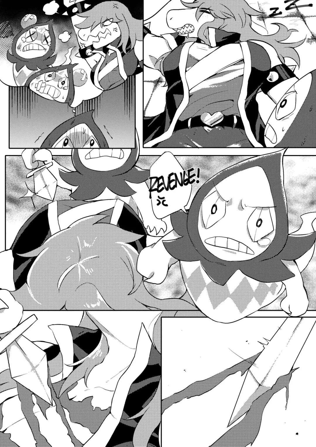 [Kosa] "The Level Max Bed Inspector (Leader) and The Rude Monster" Serial Comic 1 Fhentai - Page 10