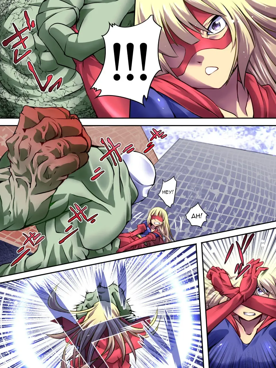 Superheroine Yuukai Ryoujoku - Superheroine in Distress Fhentai - Page 14