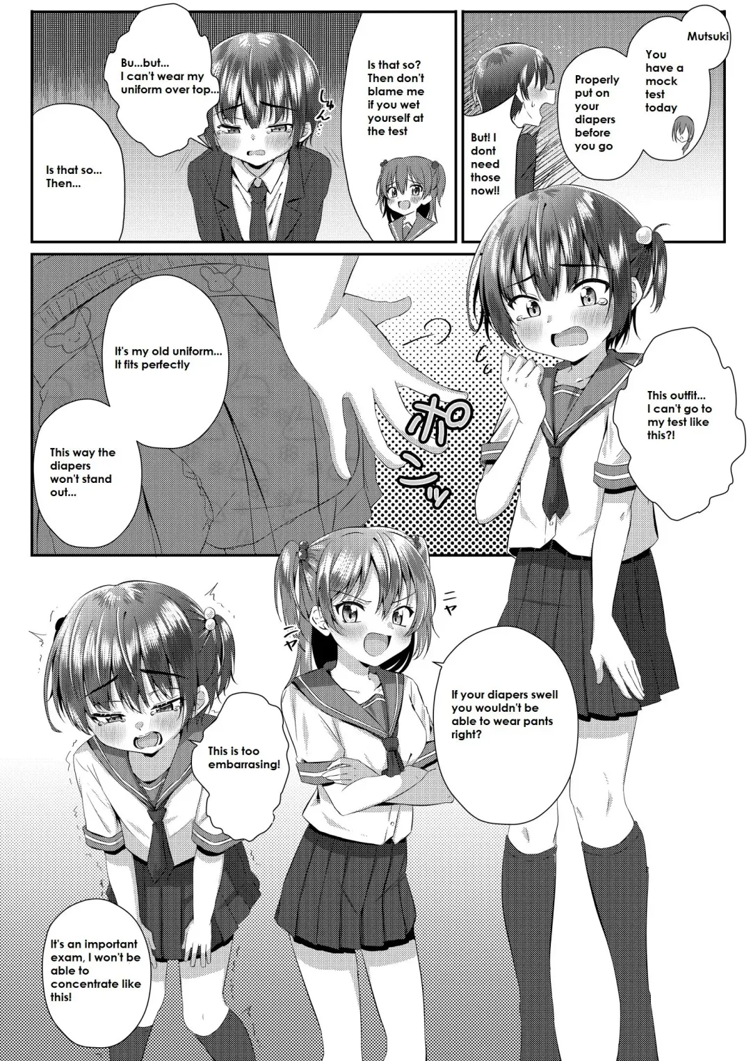 [Kosuke Poke] Onii-chan Omutsu Nuretenai? | Onii-chan, Is Your Diaper Wet? Fhentai - Page 3
