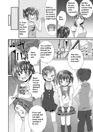 [Kosuke Poke] Onii-chan Omutsu Nuretenai? | Onii-chan, Is Your Diaper Wet? Fhentai - Page 13