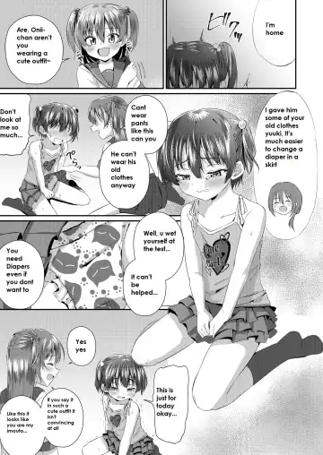 [Kosuke Poke] Onii-chan Omutsu Nuretenai? | Onii-chan, Is Your Diaper Wet? Fhentai - Page 6